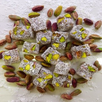 Antep Fıstıklı Çifte Kavrulmuş Lokum ( 500gr / 1kg )