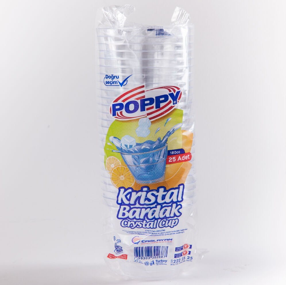 POPPY KRİSTAL BARDAK