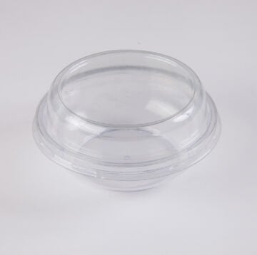 POPPY PLASTİK KRİSTAL YUVARLAK KASE KAPAKSIZ